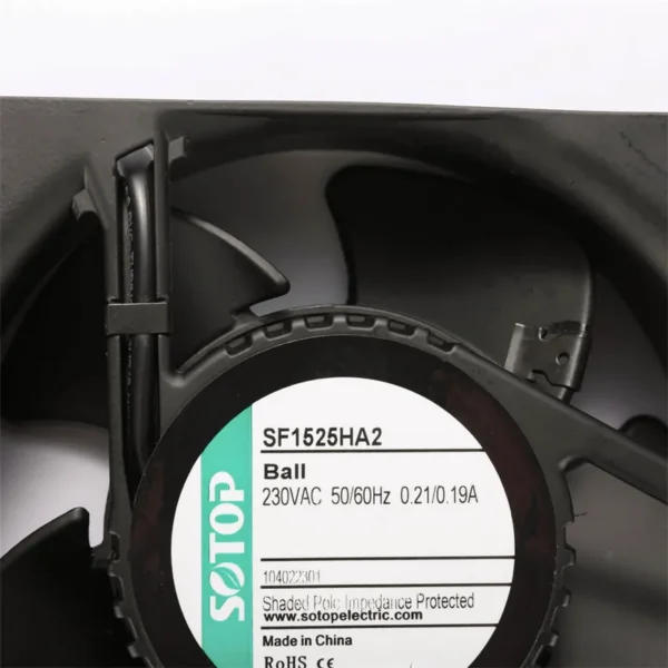 Axial Flow Fan, 6", 152x152x52mm, 1525 - view 4