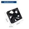 Axial Flow Fan, 8025-5, 80x80x25mm, 12V/24V, 70000 - view 4