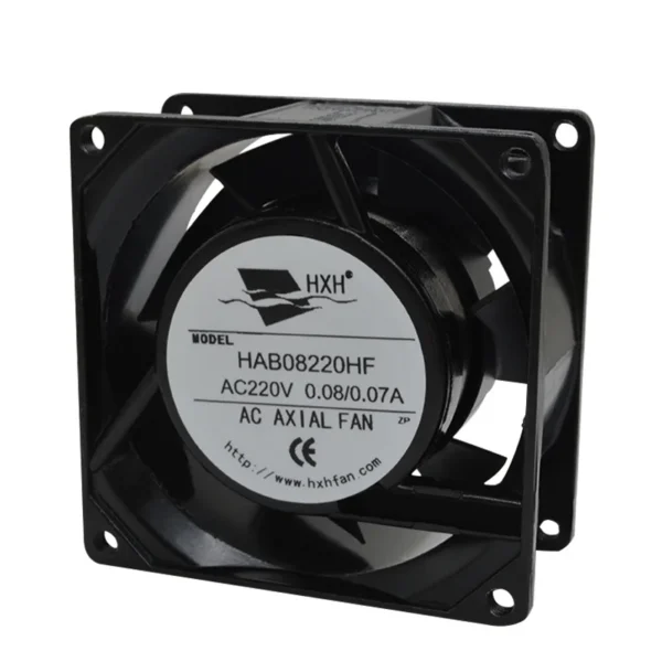 Axial Flow Fan, 80x80x38mm, 110-220V, 70000, Plastic - view 4