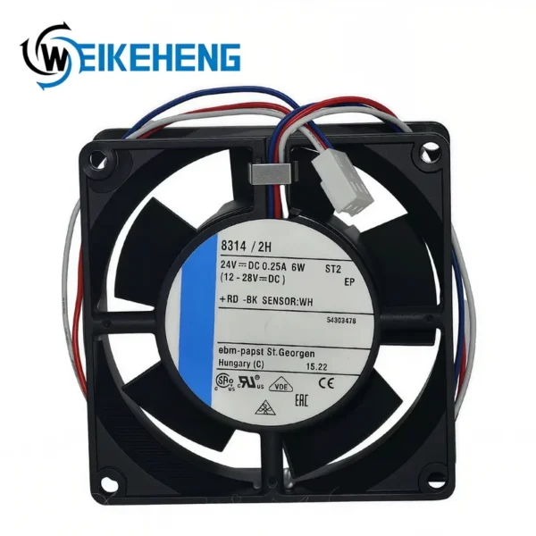 Axial Flow Fan, 8314/2H, 8032, 24V, 6W - view 5