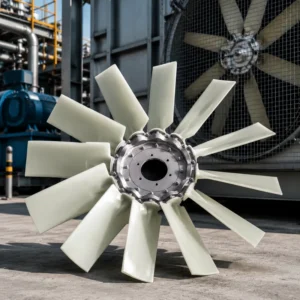 Axial Flow Fan, Aluminum, 110V, Electric