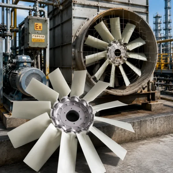 Axial Flow Fan, Aluminum, 110V, Electric - view 2