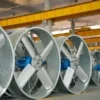 Axial Flow Fan, Aluminum, 380 V, Electric