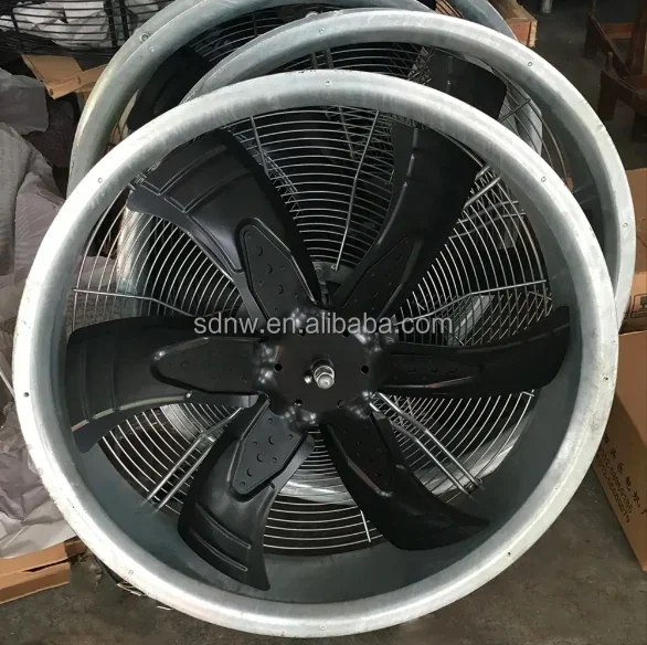 Axial Flow Fan, Aluminum, Electric, Stainless steel