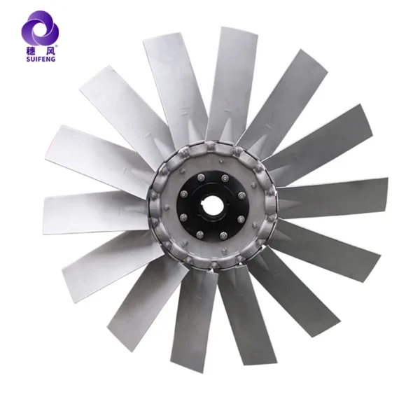 Axial Flow Fan, Aluminum, large - view 2