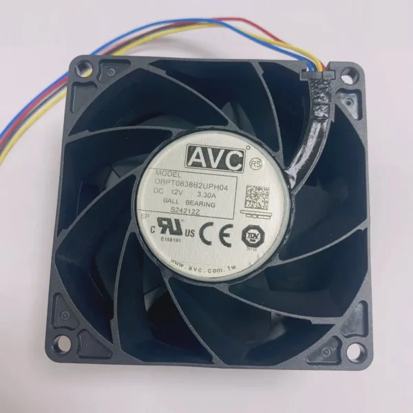 Axial Flow Fan, AVC, 8038, DBPT0838B2U, 80mm