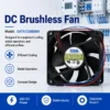 Axial Flow Fan, AVC, DATA1238B8H, 48V, 0.33A - view 2