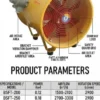 Axial Flow Fan, BSFT, Portable, Explosion-Proof, 380V - view 6
