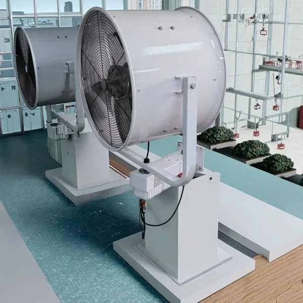 Axial Flow Fan, Cast, 380 V, Electric