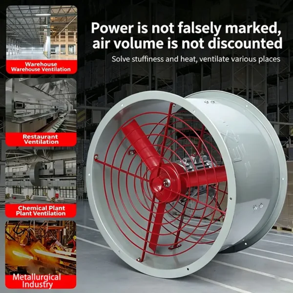Axial Flow Fan, CBF, 380V/220V, Explosion-proof, Aluminum - view 3