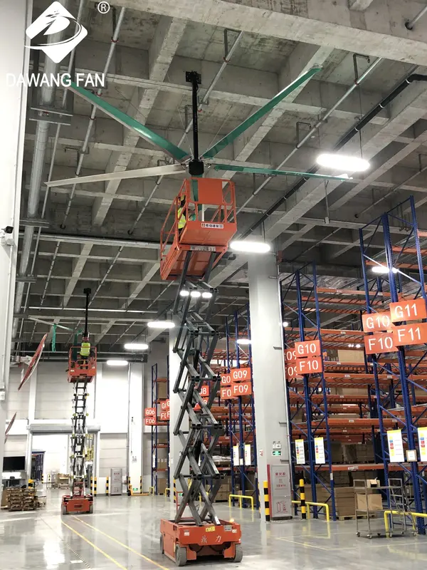 Axial Flow Fan, Ceiling, 24ft, Brushless, Roof - view 3