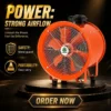 Axial Flow Fan, Copper, Portable - view 2