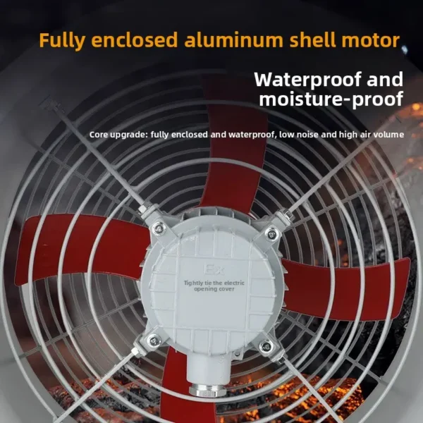 Axial Flow Fan, Explosion-Proof, 220V/380V - view 6