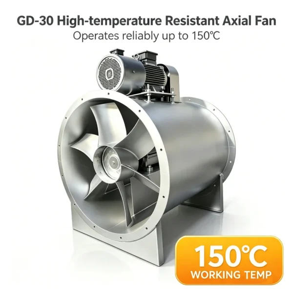 Axial Flow Fan, Explosion-proof, 415V, Corded Electric - view 3