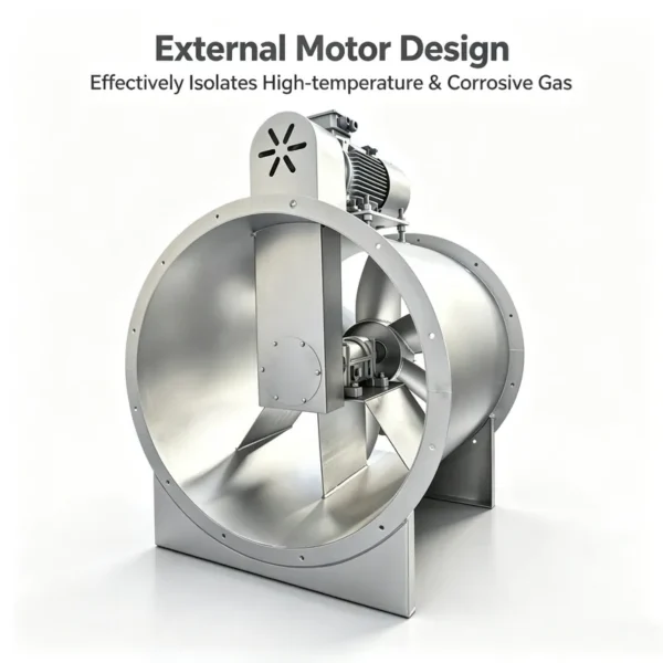 Axial Flow Fan, Explosion-proof, 415V, Corded Electric - view 4