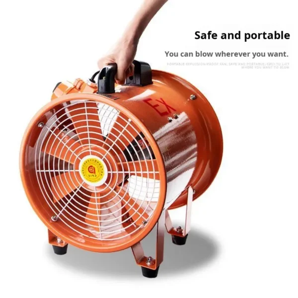 Axial Flow Fan, Explosion-Proof, Portable, 220V - view 3