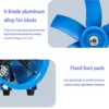 Axial Flow Fan, Explosion-proof, Portable, 220V - view 4