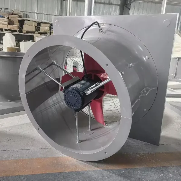Axial Flow Fan, Explosion-Proof, Roof, Steel, Plastic