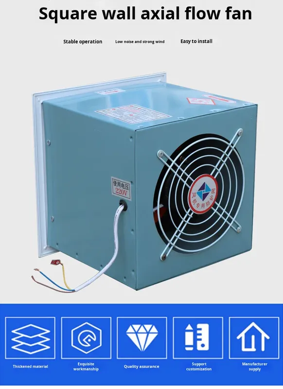 Axial Flow Fan, Explosion-proof, Stainless, Steel - view 3