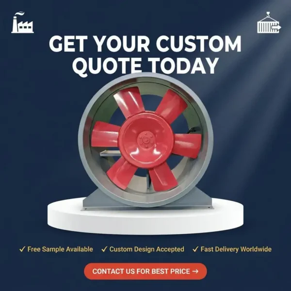 Axial Flow Fan, HTF, 220 V, Electric - view 6
