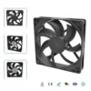 Axial Flow Fan, IP68, Waterproof, 92x92x25mm, Plastic - view 2