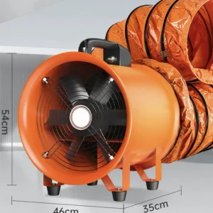Axial Flow Fan, JJW, Portable, 550W, 10M