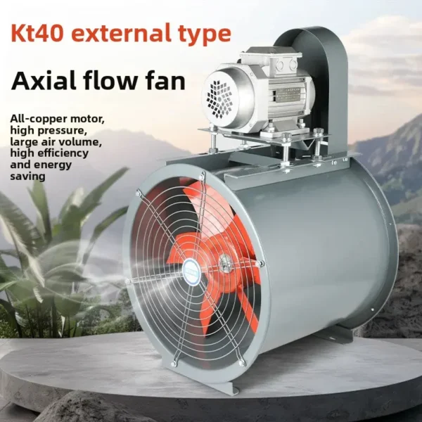 Axial Flow Fan, KT40, 380 V, Electric - view 2