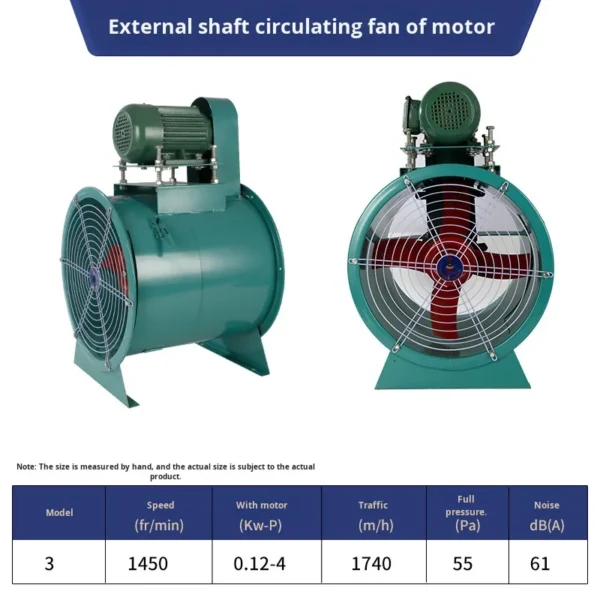 Axial Flow Fan, Kt40, 380V - view 6
