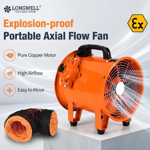 Axial Flow Fan, LONGWELL, 12", 14", 16"