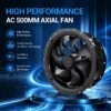 Axial Flow Fan, LONGWELL, 500mm, 630mm, 800mm - view 2
