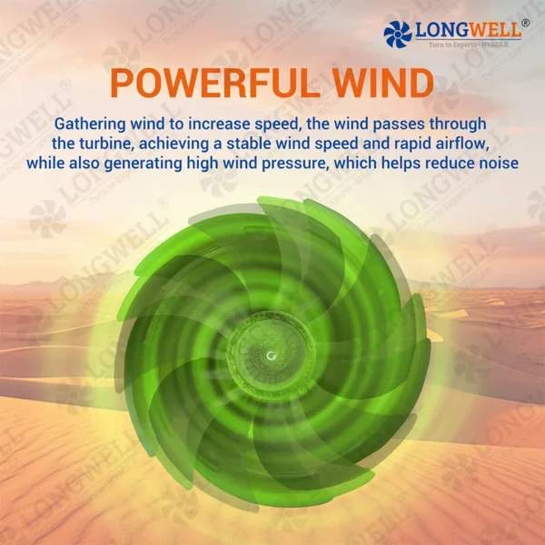 Axial Flow Fan, LONGWELL, 500mm, HVAC - view 4