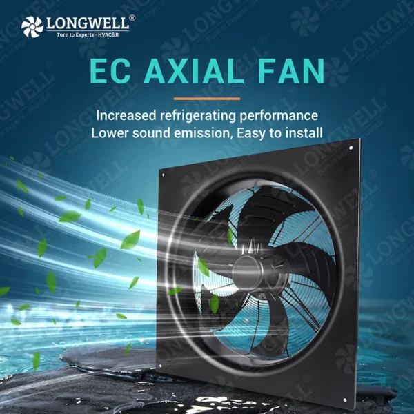 Axial Flow Fan, LONGWELL, HVAC, 710mm, Stainless - view 2
