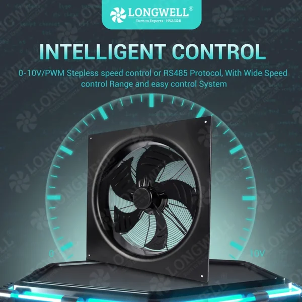 Axial Flow Fan, LONGWELL, HVAC, 710mm, Stainless - view 5