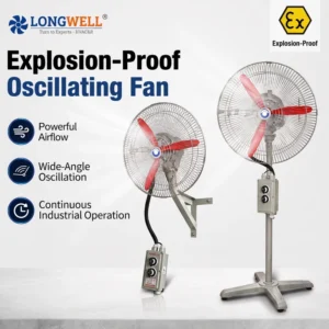 Axial Flow Fan, LONGWELL, Wall, Flameproof