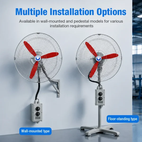 Axial Flow Fan, LONGWELL, Wall, Flameproof - view 3