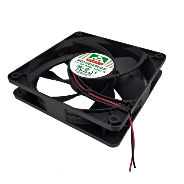 Axial Flow Fan, Plastic, RGB, MGA12012XR-O25(G, 12V - view 3