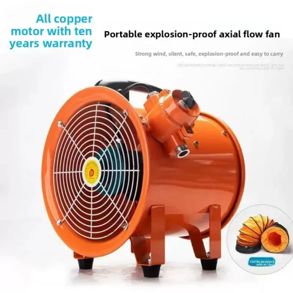 Axial Flow Fan, Portable, 110V/220V, Copper - view 3