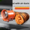 Axial Flow Fan, Portable, 110V/220V, Copper - view 5