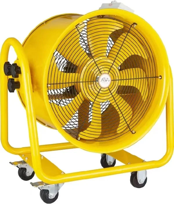 Axial Flow Fan, Portable, 220V, Stainless, Steel