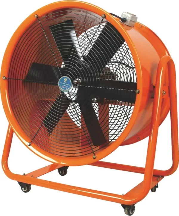 Axial Flow Fan, Portable, 220V, Stainless, Steel - view 4