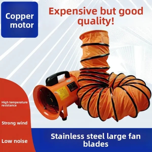 Axial Flow Fan, Portable, Copper - view 2