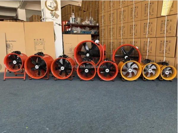 Axial Flow Fan, Portable, Electric, Aluminum Alloy - view 3