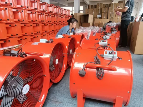 Axial Flow Fan, Portable, Electric, Aluminum Alloy - view 5