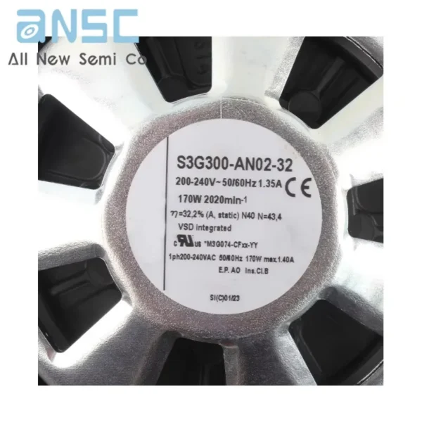 Axial Flow Fan, S3G300-AN02-32, 230V, 1.35A, 170W - view 4