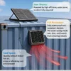 Axial Flow Fan, Solar, 65W, Wall - view 2