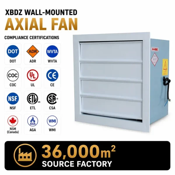 Axial Flow Fan, Stainless, Steel