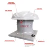 Axial Flow Fan, Stainless, Steel, Roof - view 4