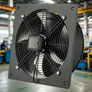 Axial Flow Fan, Steel, 230 V, Electric