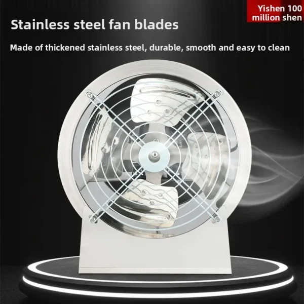 Axial Flow Fan, SUS304, Stainless, Steel, Waterproof - view 2