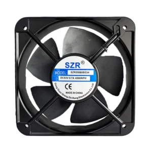 Axial Flow Fan, SZR20060, 12/24/48V, Brushless, 2500RPM